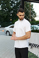 Летняя рубашка мужская с коротким рукавом белая BW 51111