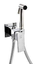 Комплект для біде ANGO SET-13 змішувач, шланг, лійка нержавійка для біде