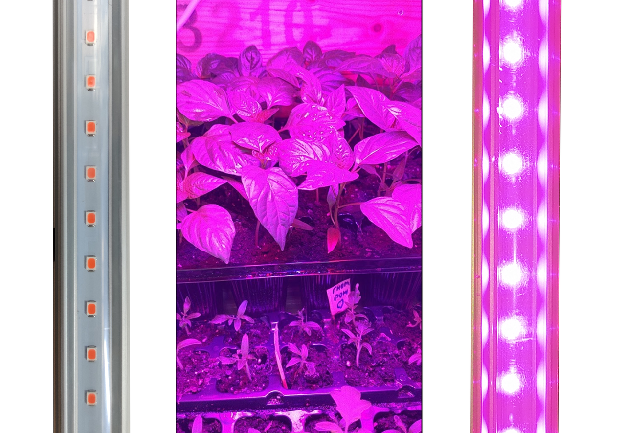 LED фітосвітильник для рослин, для квітів, для розсади 600 мм 9Вт
