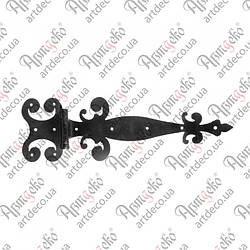 Завіса декоративна стріла, накладка на петлі. 155х520х3 Арт. 61.310