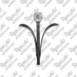 Піка кована  120х90х12х6 невальц. Арт 40.363