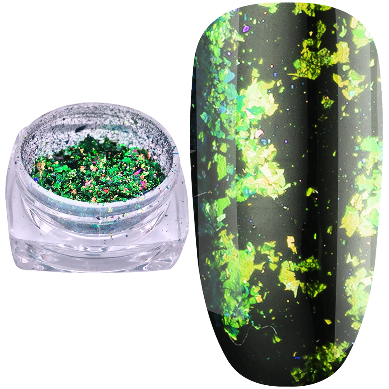 Дзеркальна втирка "Блопа Юкі", Master Professional, No6 зелений