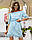 Гарне плаття з перфорацією, арт 105, колір шавлія, фото 9