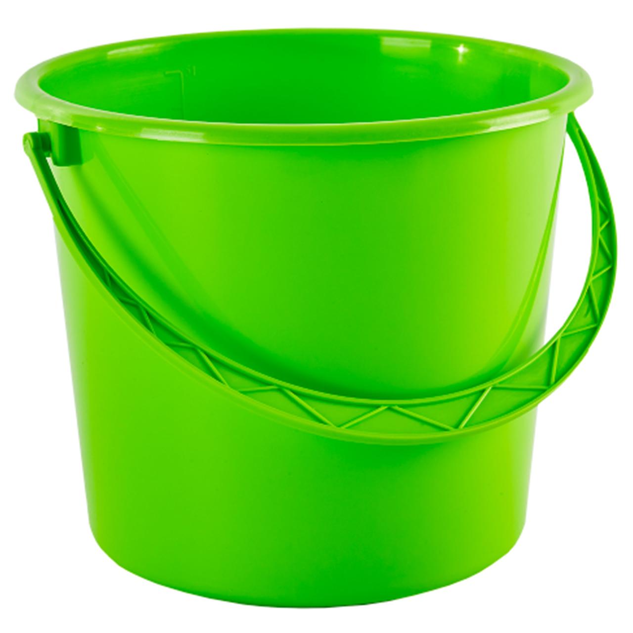 Відро кругле 30х26 см 10 л оливкове Алеана, фото 1