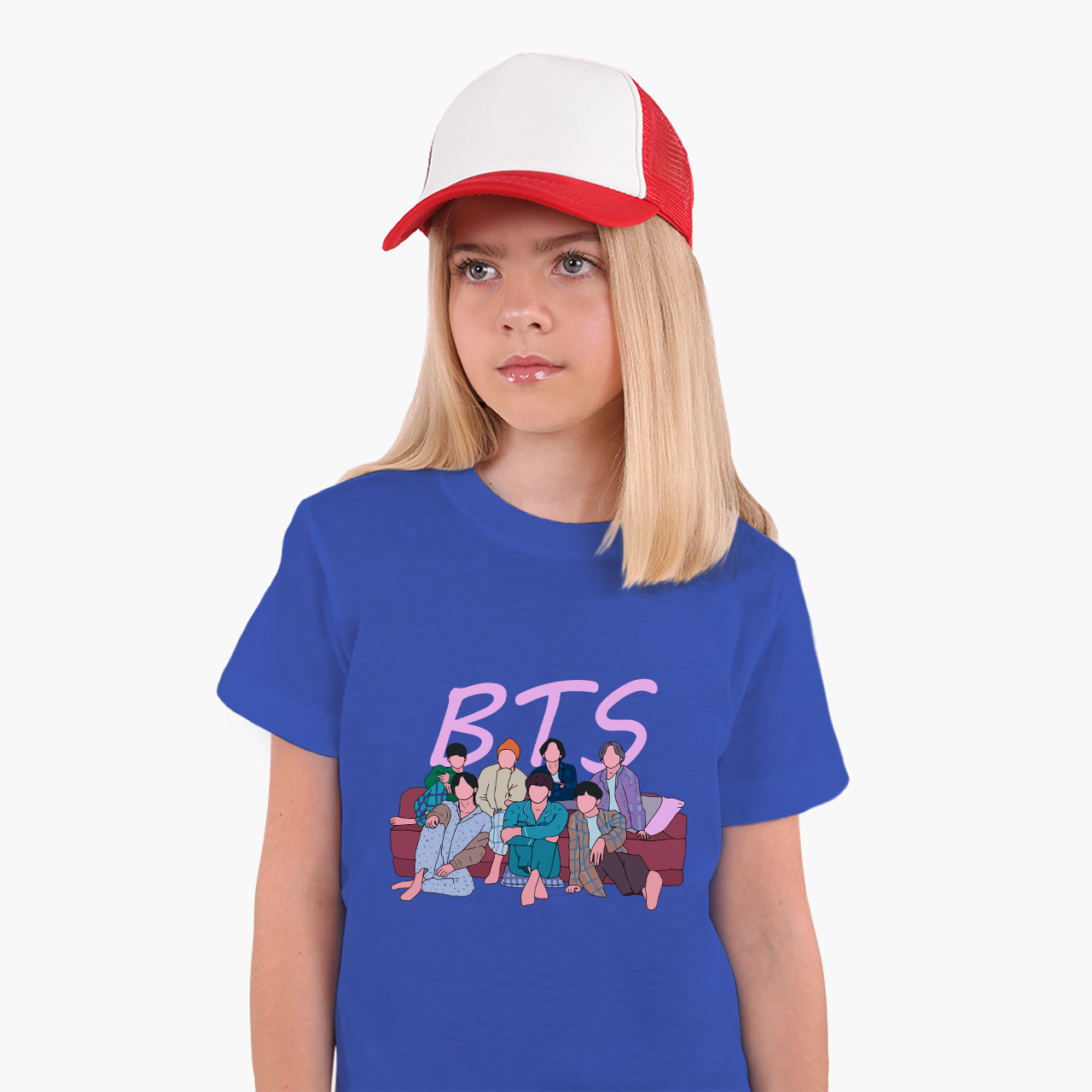Дитяча футболка БТС (BTS), кольорова футболка Музика