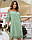 Гарне плаття з перфорацією, арт 105, колір бузок, фото 6