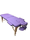 Двосекційний дерев'яний складаний стіл VICTORY фіолетовий (NEW TEC), фото 2