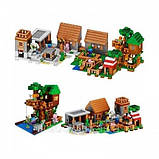 Конструктор Lele 33068 Велика Деревня 1516 дет LEGO Minecraft 21128, фото 2