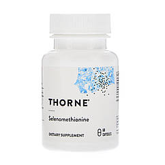 Селен, (селенометіонін), Thorne Research, Selenomethionine, 60 капсул