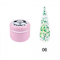Гель з сухоцвітом Saga Professional Flower Fairy Gel № 06, 5 г