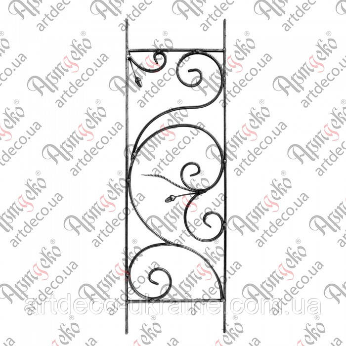 Панель ковані 1000х315х14х7 Арт 15.201, фото 1