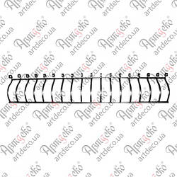 Фриз декоративний 220х1200х50х12х4 Арт 13.099