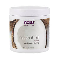 Кокосовое масло Now Foods Coconut oil (207 мл) нау фудс