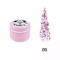 Гель з сухоцвітом Saga Professional Flower Fairy Gel № 09, 5 г