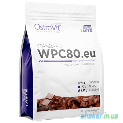 Сироватковий протеїн концентрат OstroVit WPC80.eu (900 г) острови вей vanilla