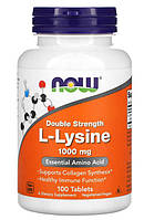 NOW Foods L-Lysine 1000 mg, Лизин (100 таб.)