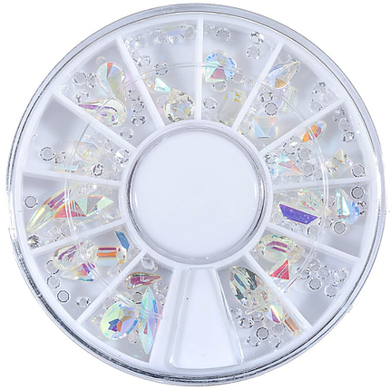 Камені карусель LB-прозорі пиксики + алмаз, фото 1