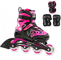 Дитячі ролики та захист Bladerunner Phoenix Flash р.36-40 розсувні світні колеса