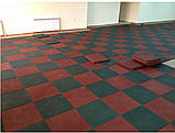 Гумове спортивне (підлогове) покриття для дитячих майданчиків, спортзал 35мм OSPORT (П35), фото 10