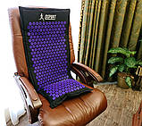Масажний килимок Аплікатор Кузнєцова + подушка масажер для спини/шиї/голови OSPORT Pro (apl-777), фото 10