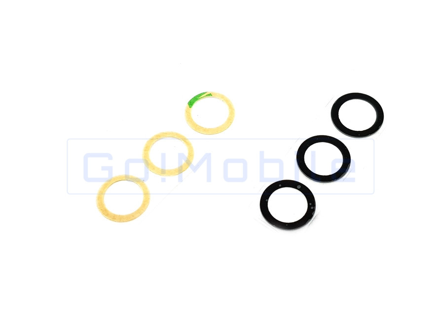 Скло камери Samsung A32 (A325), A32 5G (A326) чорне (без рамки) комплект 3 шт, фото 1