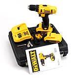 Шуруповерт Деволт DeWALT DCD771 (24V, 5AH) з набором інструменту (24 од.), фото 4