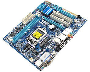 Материнська плата GIGABYTE GA-H55M-S2H (s1156, H55, PCI-Ex16) VGA/ DVI / HDMI, фото 1