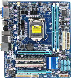 Материнська плата GIGABYTE GA-H55M-S2H (s1156, H55, PCI-Ex16) VGA/ DVI / HDMI, фото 4