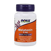 NOW Foods Melatonin 3 mg, Мелатонин (60 капс.)