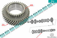 Шестерня Z41 (зубчатое колесо) 4 передачи вторичного вала КПП A2032630614 Mercedes / МЕРСЕДЕС VITO W639 2003-