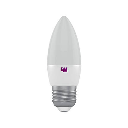 Лампа світлодіодна свічка PA10L 7W E27 3000K алюмопласт. корп. 18-0111, фото 2