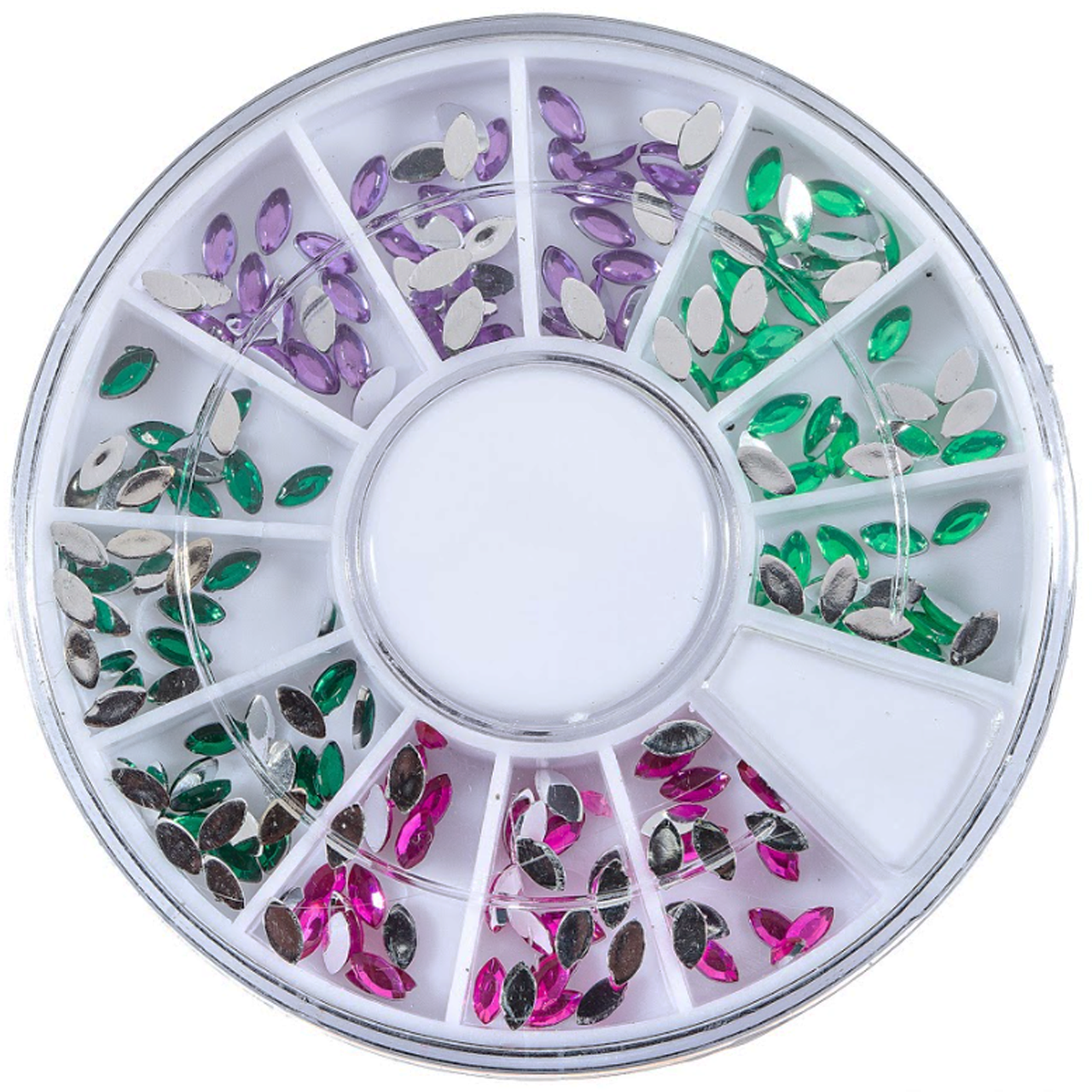 Стрази на карусельці Lilly Beaute LB-пелюстки 4 кольори