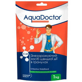 Шок Хлор AquaDoctor C-60 1 кг. в гранулах