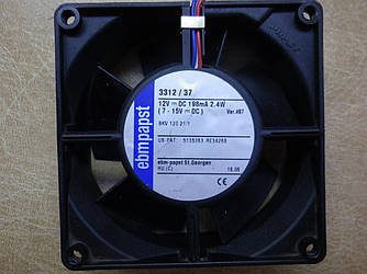 Б/У Кулер 90х90х32 ebmpapst  12V, 2.4 W 3pin