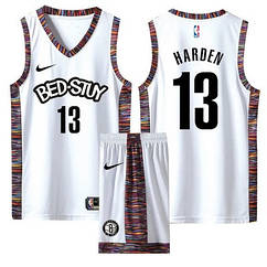 Біла форма Харден 13 Бруклін Ніс Nike Harden Brooklyn Nets