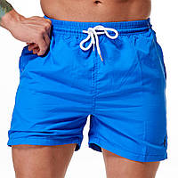 Мужские пляжные шорты (плавки) для купания Polo Ralph Lauren, цвет оранжевый XXL и 4XL L, Голубой