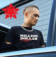 Футболка Моргенштерн с надписью Миллион долларов Million Dollar T-Shirt Мерч Morgenshtern M