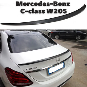 Спойлер лип на багажник Mercedes-Benz C-class W205