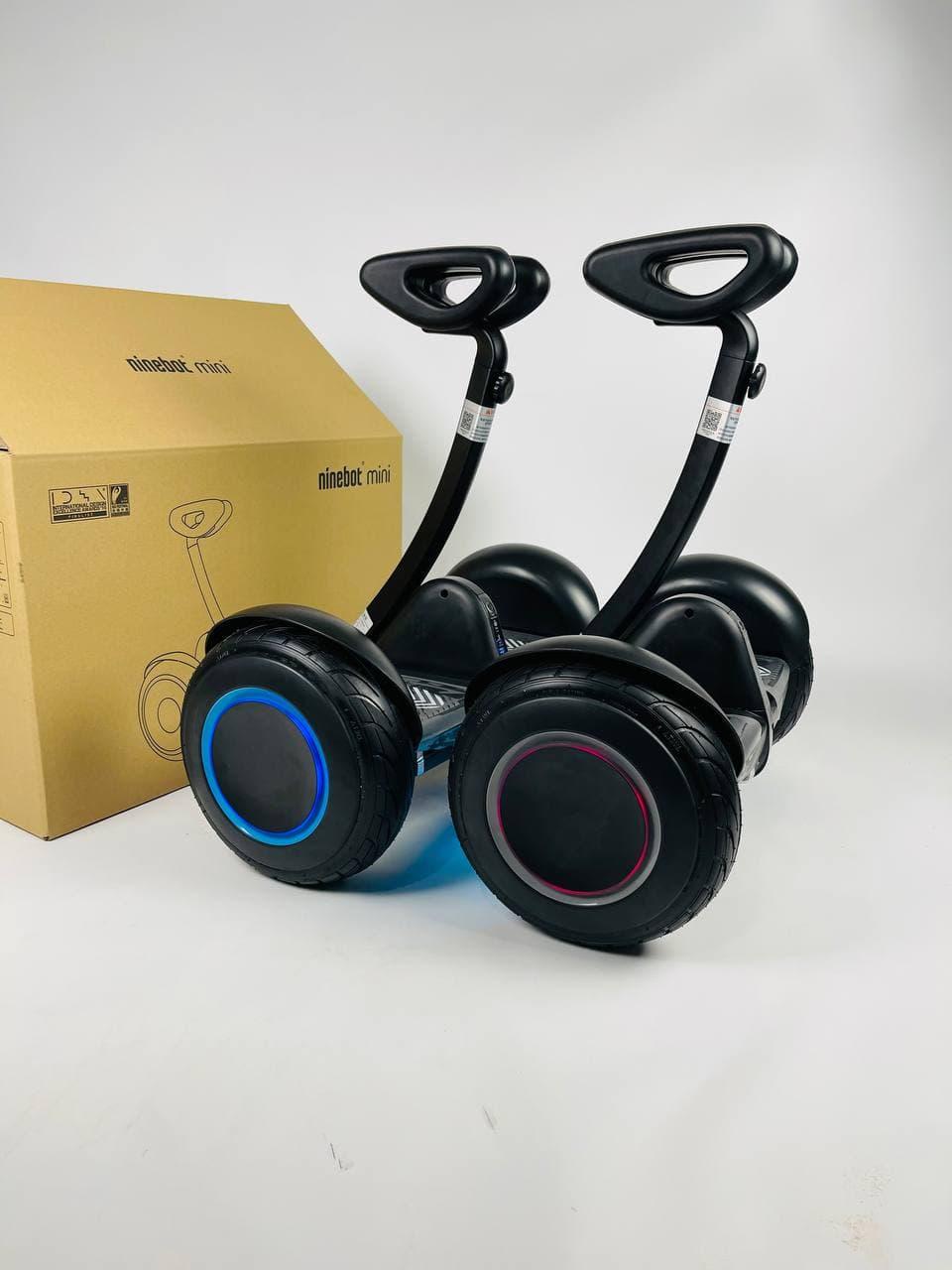 Гироскутер SMART BALANCE Ninebot Mini Чорний (зі світними колесами), фото 1