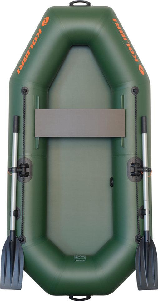 Човен надувний із ПВХ Kolibri К 210 гребний човен для риболовлі 1-місний