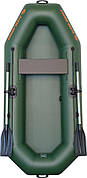 Човен надувний із ПВХ Kolibri К 230 гребний човен для риболовлі 2-місний