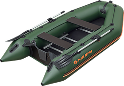 Човен надувний з ПВХ Kolibri KM 330 D моторний човен для риболовлі 4-х місний з фанерною підлогою