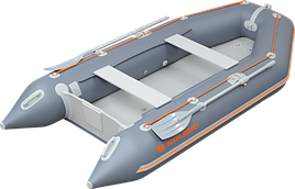 Човен надувний з ПВХ Kolibri KM 260 D кільовий човен для риболовлі 2-х місний