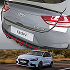 Пластикова захисна накладка на задній бампер для Hyundai i30, i30N Fastback 2018-2020