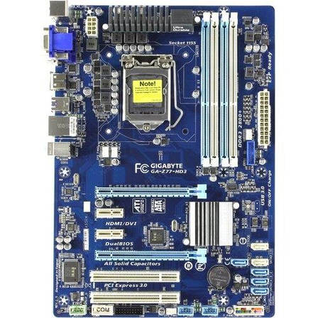 Материнська плата GIGABYTE GA-Z77-HD3 s1155, 4xDDR3, 6xSATA, ATX USB 3.0, SATA 3.0, фото 1