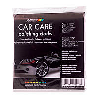 Серветки для полірування автомобіля Motip Black Line Polishing Cloths 37х39 см комплект (000777) 5 шт