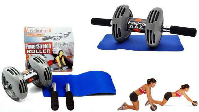Колесо ролик для преса гімнастичний Power Stretch Roller
