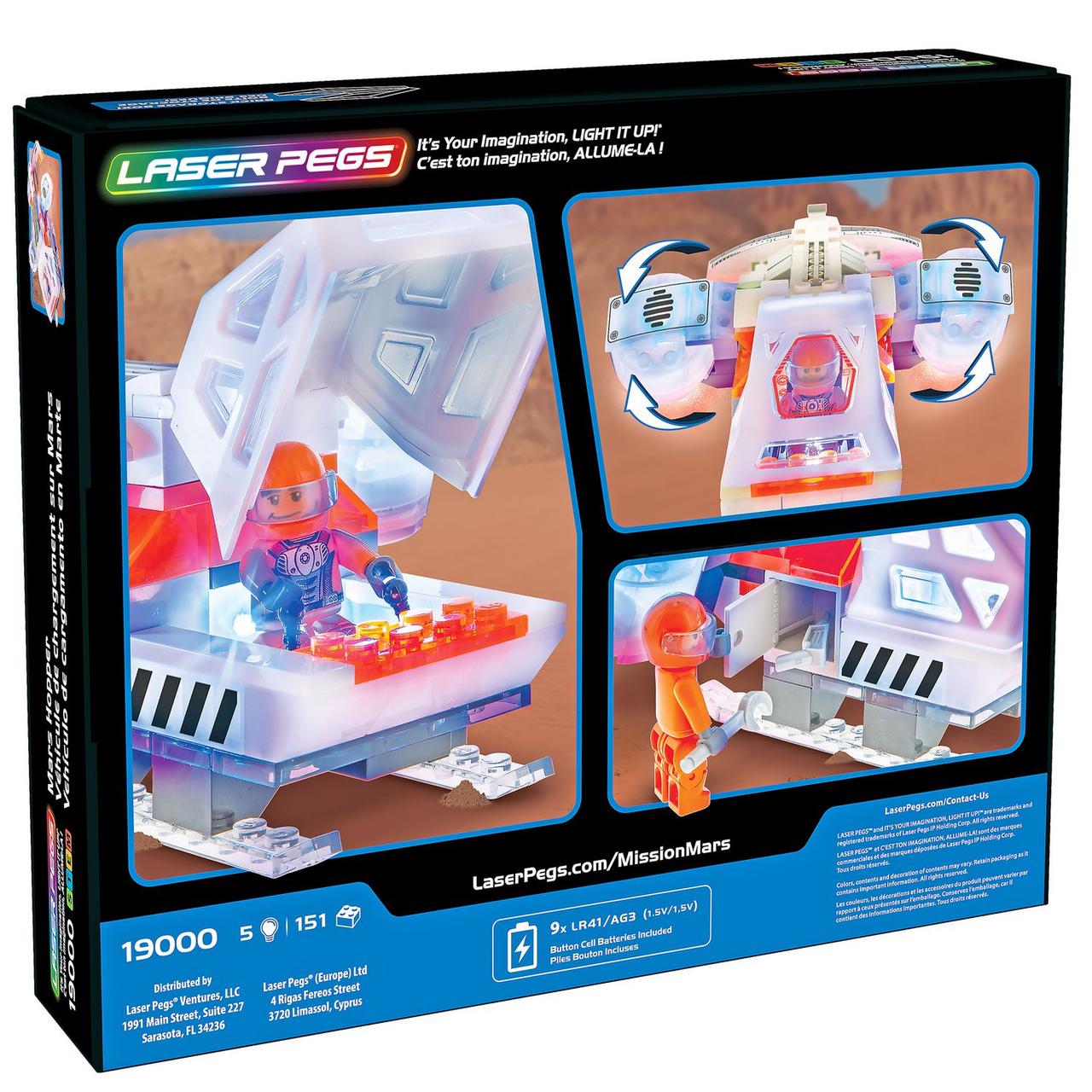 Laser pegs cheap mission mars
