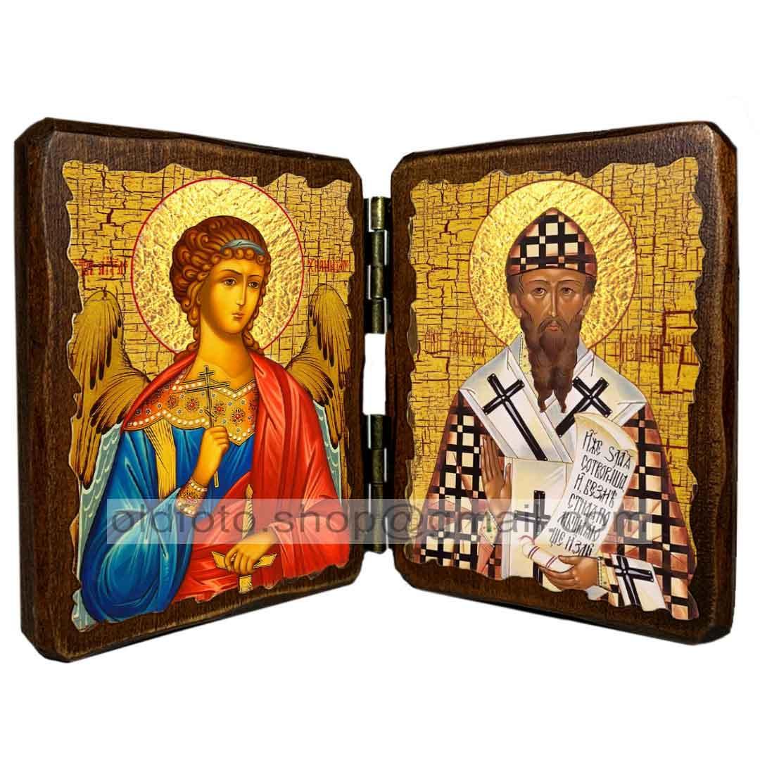 Икона Кирилл Александрийский Святитель Архиепископ ,икона на дереве 260х170 мм