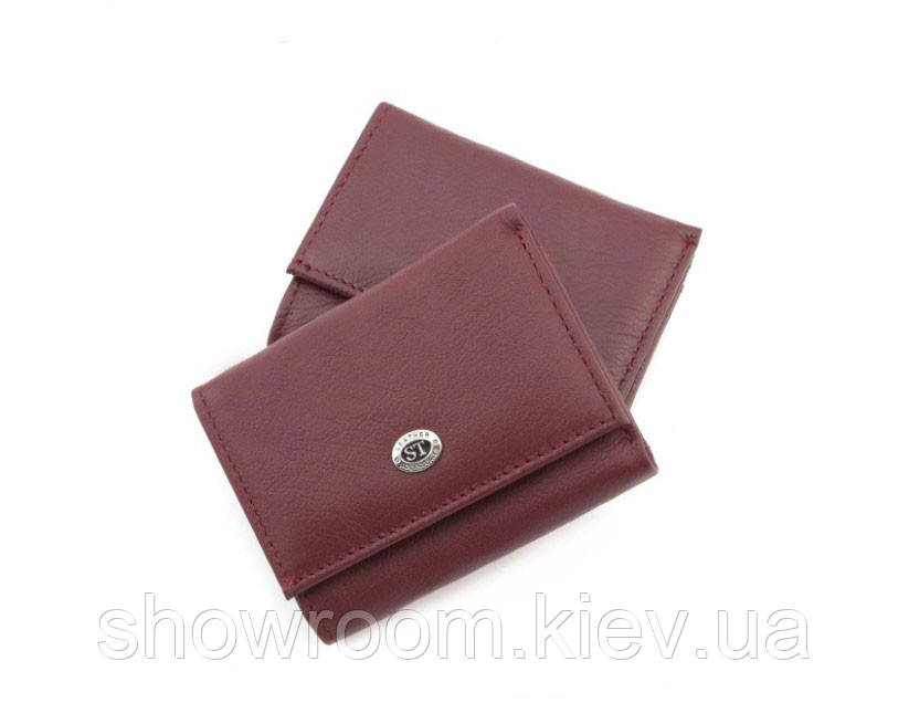 Недорогий жіночий шкіряний гаманець (4401) коричневий